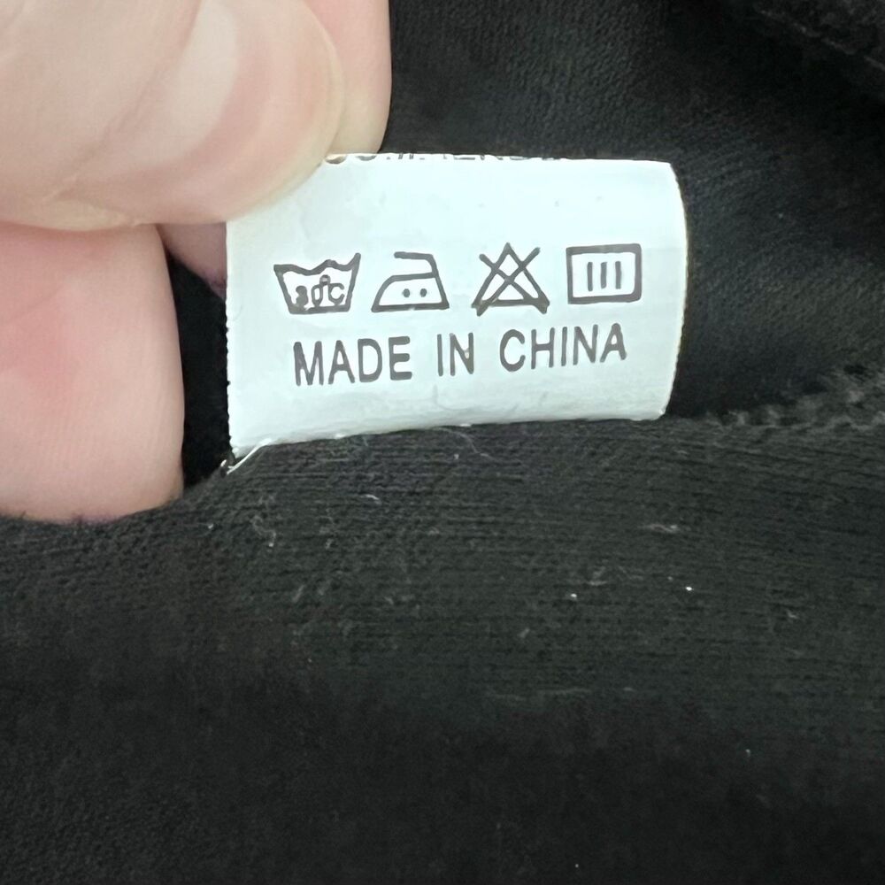 Evabella Fashion Women’s Size XL Black Long Sleeved Top Wednesday Adams Style - Picture 8 of 8